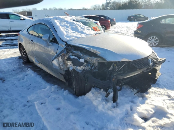 2016 Lexus RC 200t with VIN JTHHA5BC2G5003661, listed as a Copart auction lot 38873424 with 0 mi miles and Salvage Title. Bid and sale history available at carsss.com. Image 4.