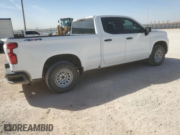 2022 Chevrolet Silverado 1500 Work Truck with VIN 1GCRDAED3NZ506096, listed as a Copart auction lot 46708055 with 90,970 mi miles and Clean Title. Bid and sale history available at DreamBid. Image 3.