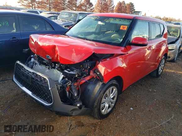 2021 Kia Soul S with VIN KNDJ23AU6M7142397, listed as a Copart auction lot 67680121 with 5,364 mi miles and Salvage Title. Bid and sale history available at DreamBid. Image 2.