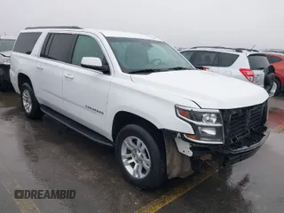 2019 Chevrolet Suburban LT with VIN 1GNSCHKCXKR175173, listed as a IAAI auction lot 41533713 with 109,889 mi miles and . Bid and sale history available at DreamBid. Image 1.