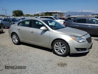 2015 Buick Regal Premium I with VIN 2G4GN5EX0F9173420, listed as a Copart auction lot 54937065 with 138,066 mi miles and Clean Title. Bid and sale history available at carsss.com. Image 4.