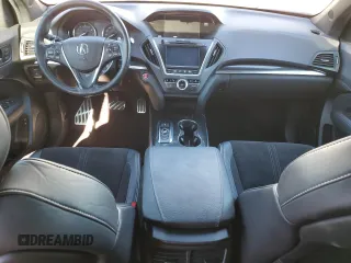 2019 Acura MDX Technology with VIN 5J8YD4H0XKL015630, listed as a Copart auction lot 67860664 with Not provided miles and Salvage title. Bid and sale history available at DreamBid. Image 8.