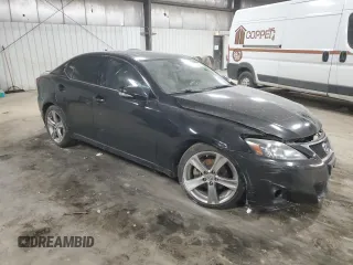 2013 Lexus IS 250 with VIN JTHBF5C26D5187477, listed as a Copart auction lot 51536255 with Not Provided miles and Salvage Title. Bid and sale history available at DreamBid. Image 4.