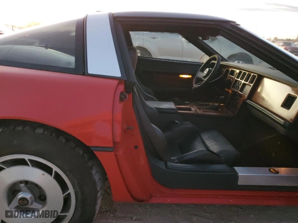 1987 Chevrolet Corvette with VIN 1G1YY2189H5109592, listed as a Copart auction lot 86312374 with 91,261 mi miles and Clean Title. Bid and sale history available at carsss.com. Image 10.