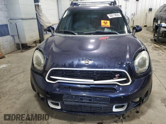 2011 MINI Countryman S with VIN WMWZC3C52BWM25644, listed as a Copart auction lot 58213835 with Not provided miles and Clean title. Bid and sale history available at DreamBid. Image 5.