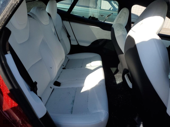 2023 Tesla Model S with VIN 5YJSA1E53PF512587, listed as a Copart auction lot 48983475 with 41,232 mi miles and Salvage Title. Bid and sale history available at carsss.com. Image 10.