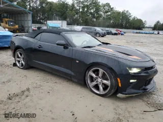 2017 Chevrolet Camaro 1SS with VIN 1G1FF3D72H0165277, listed as a Copart auction lot 46444575 with 119,090 mi miles and Salvage Title. Bid and sale history available at carsss.com. Image 4.
