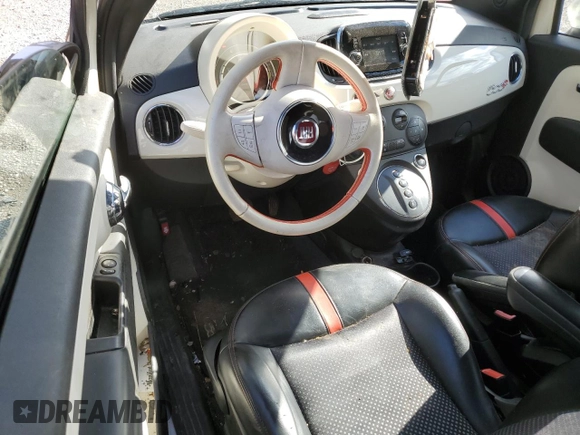 2017 FIAT 500e z VIN 3C3CFFGE7HT633047, wystawiony jako Copart lot #87246084 z przebiegiem 38 963 mil mil oraz Szkoda całkowita • Salvage title. Historia ofert i sprzedaży dostępna na DreamBid. Obrazek 8.