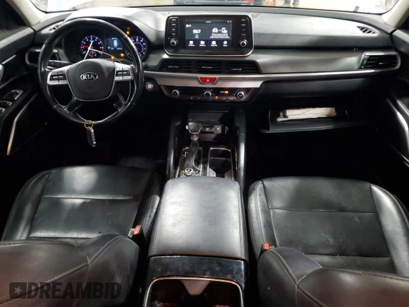 2020 Kia Telluride LX with VIN 5XYP2DHCXLG050143, listed as a Copart auction lot 51328465 with 147,557 mi miles and Salvage Title. Bid and sale history available at carsss.com. Image 8.