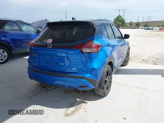 2021 Nissan Kicks SR with VIN 3N1CP5DV2ML498807, listed as a IAAI auction lot 41880588 with 92,794 mi miles and . Bid and sale history available at DreamBid. Image 4.