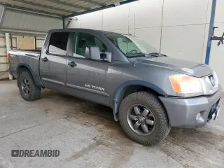 2013 Nissan Titan SV with VIN 1N6AA0EC4DN313935, listed as a Copart auction lot 57950695 with 246,851 mi miles and Salvage title. Bid and sale history available at DreamBid. Image 4.