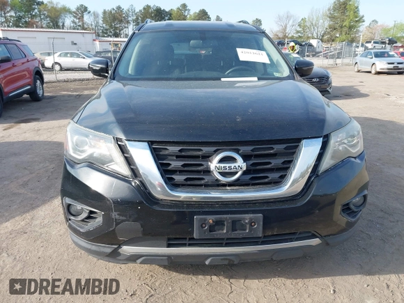 2017 Nissan Pathfinder SV with VIN 5N1DR2MM7HC651986, listed as a IAAI auction lot 42012621 with 379,678 mi miles. Bid and sale history available at carsss.com. Image 12.