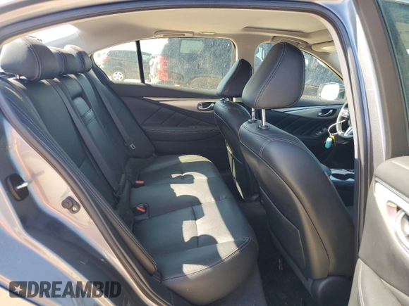 2021 Infiniti Q50 Luxe with VIN JN1EV7BP5MM702973, listed as a Copart auction lot 53355165 with 54,114 mi miles and Clean title. Bid and sale history available at DreamBid. Image 10.