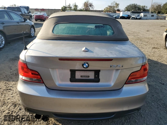 2012 BMW 1 Series 135i with VIN WBAUN7C55CVM26175, listed as a Copart auction lot 43358345 with 87,643 mi miles and Salvage title. Bid and sale history available at DreamBid. Image 6.
