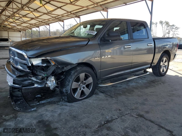 2009 Dodge Ram 1500 SLT with VIN 1D3HB13TX9S701159, listed as a Copart auction lot 43380865 with 144,667 mi miles and Salvage Title. Bid and sale history available at carsss.com. Image 1.
