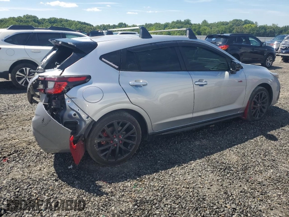 2024 Subaru Impreza RS with VIN JF1GUHJC8R8299400, listed as a Copart auction lot 62544444 with 10,417 mi miles and Salvage Title. Bid and sale history available at carsss.com. Image 3.