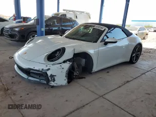 2021 Porsche 911 Carrera S with VIN WP0CB2A92MS248261, listed as a Copart auction lot 69262284 with 23,369 mi miles and Salvage Title. Bid and sale history available at carsss.com. Image 1.