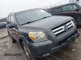 2006 Honda Pilot EX-L with VIN 2HKYF18676H551683, listed as a IAAI auction lot 41501000 with 288,473 mi miles and . Bid and sale history available at DreamBid. Image 1.