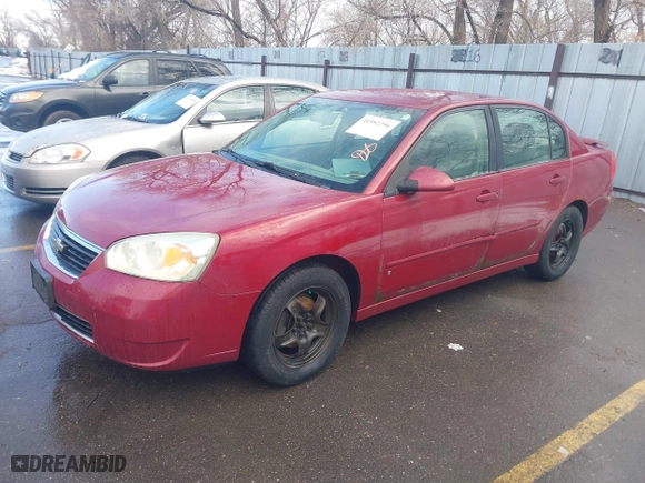 2007 Chevrolet Malibu LT w/1LT with VIN 1G1ZT58F97F133893, listed as a IAAI auction lot 41552296 with 144,767 mi miles. Bid and sale history available at carsss.com. Image 2.