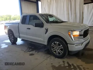 2022 Ford F-150 XL with VIN 1FTEX1EP5NKD35795, listed as a Copart auction lot 66329465 with 42,469 mi miles and Salvage title. Bid and sale history available at DreamBid. Image 4.