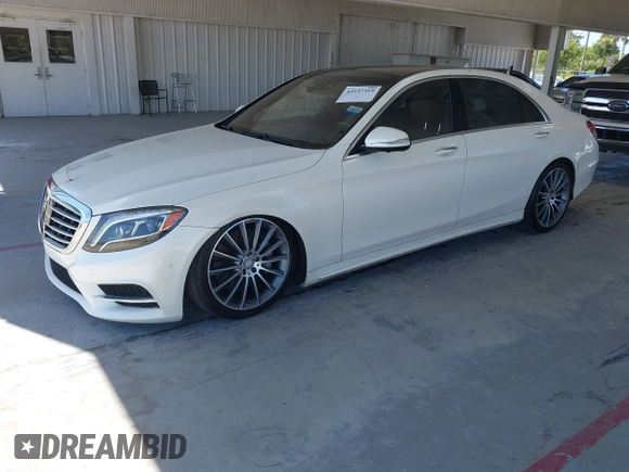 2015 Mercedes-Benz S 550 with VIN WDDUG8CB6FA102310, listed as a IAAI auction lot 42157319 with 94,517 mi miles and . Bid and sale history available at carsss.com. Image 17.
