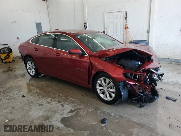 2025 Chevrolet Malibu LT with VIN 1G1ZD5ST9SF134580, listed as a Copart auction lot 54842265 with 12,631 mi miles and Non Repairable. Bid and sale history available at DreamBid. Image 4.