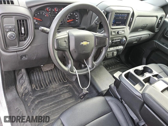 2023 Chevrolet Silverado 1500 Work Truck with VIN 3GCNAAEK3PG353504, listed as a Copart auction lot 52915425 with 57,193 mi miles and Clean Title. Bid and sale history available at DreamBid. Image 8.