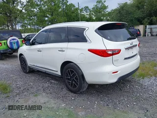 2014 Infiniti QX60 with VIN 5N1AL0MM1EC543092, listed as a IAAI auction lot 42784721 with 176,448 mi miles and . Bid and sale history available at DreamBid. Image 3.