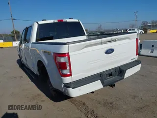 2022 Ford F-150 XL with VIN 1FTFW1E83NFA92867, listed as a IAAI auction lot 41349588 with 150,274 mi miles. Bid and sale history available at carsss.com. Image 3.