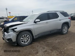 2019 Chevrolet Traverse LT Cloth z VIN 1GNEVGKWXKJ277566, wystawiony jako Copart lot #59030835 z przebiegiem 51 349 mil mil oraz Szkoda całkowita • Salvage title. Historia ofert i sprzedaży dostępna na DreamBid. Obrazek 1.