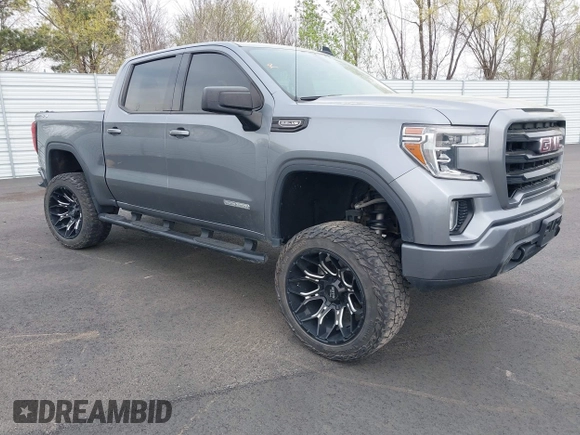 2021 GMC Sierra 1500 Elevation with VIN 3GTU9CED7MG289089, listed as a IAAI auction lot 41750582 with 63,351 mi miles and . Bid and sale history available at DreamBid. Image 1.