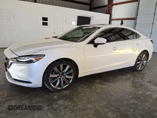 2019 Mazda 6 Grand Touring with VIN JM1GL1TY2K1506147, listed as a Copart auction lot 85357654 with 136,792 mi miles and Clean Title. Bid and sale history available at carsss.com. Image 1.