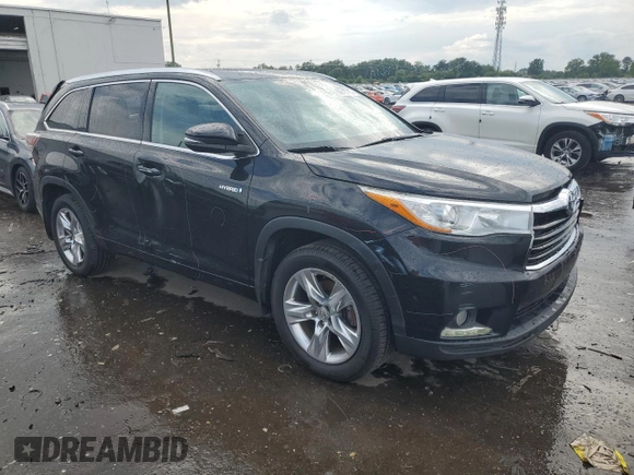 2014 Toyota Highlander Limited with VIN 5TDDCRFH7ES006134, listed as a Copart auction lot 58815715 with 182,286 mi miles and Clean title. Bid and sale history available at DreamBid. Image 4.