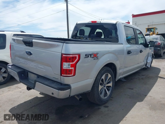 2019 Ford F-150 XL with VIN 1FTEW1EPXKKE36622, listed as a IAAI auction lot 42338520 with 46,616 mi miles and . Bid and sale history available at DreamBid. Image 4.