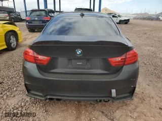 2015 BMW M4 with VIN WBS3R9C55FK333945, listed as a Copart auction lot 48896975 with 126,390 mi miles and Salvage Title. Bid and sale history available at carsss.com. Image 6.