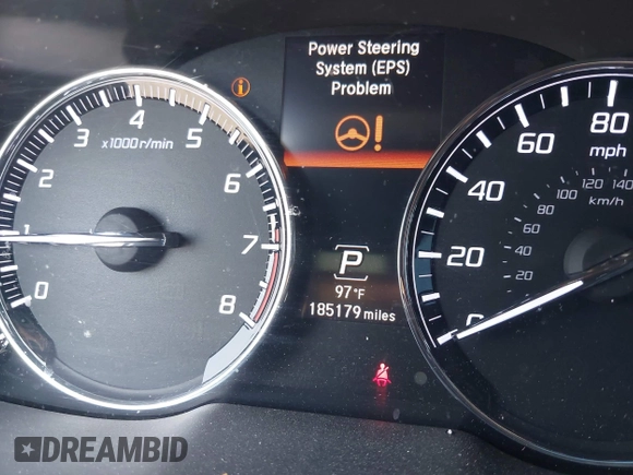 2015 Acura RLX Advance with VIN JH4KC1F94FC001153, listed as a IAAI auction lot 42454734 with 185,179 mi miles and . Bid and sale history available at DreamBid. Image 15.