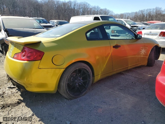 2006 Infiniti G35 Coupe with VIN JNKCV54E96M703789, listed as a Copart auction lot 46282415 with NaN miles and Salvage Title. Bid and sale history available at carsss.com. Image 3.