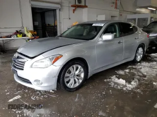 2011 Infiniti M37 with VIN JN1BY1AP8BM323231, listed as a Copart auction lot 79576154 with 178,572 mi miles and Salvage Title. Bid and sale history available at carsss.com. Image 1.