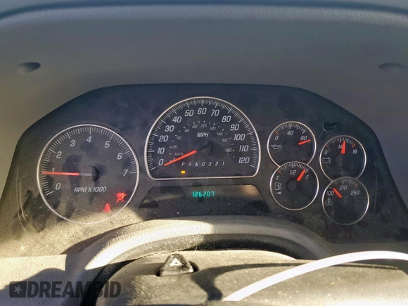 2006 GMC Envoy SLT with VIN 1GKDS13S962287726, listed as a Copart auction lot 48945535 with 126,207 mi miles and Salvage Title. Bid and sale history available at carsss.com. Image 9.