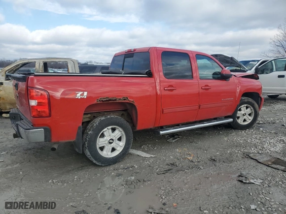 2012 Chevrolet Silverado 1500 LTZ with VIN 3GCPKTE73CG122772, listed as a Copart auction lot 44518255 with 269,592 mi miles and Salvage Title. Bid and sale history available at carsss.com. Image 3.