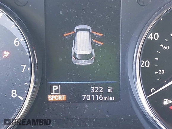2019 Nissan Rogue SL with VIN 5N1AT2MT6KC706074, listed as a IAAI auction lot 41701145 with 70,116 mi miles and . Bid and sale history available at DreamBid. Image 15.