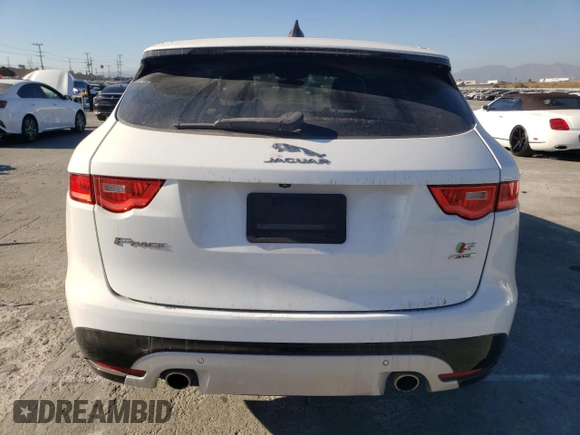 2020 Jaguar F-Pace S with VIN SADCM2FV5LA640658, listed as a Copart auction lot 78201744 with 51,188 mi miles and Salvage title. Bid and sale history available at DreamBid. Image 6.