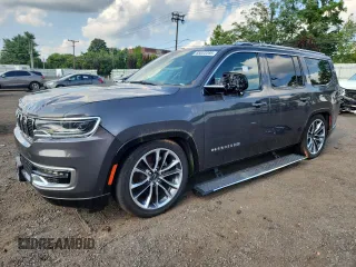 2022 Jeep Wagoneer Series III with VIN 1C4SJVDT0NS183919, listed as a Copart auction lot 65022285 with 12,512 mi miles and Salvage title. Bid and sale history available at DreamBid. Image 1.