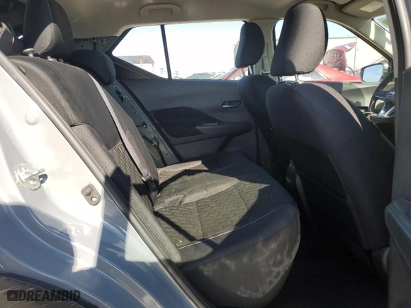 2023 Nissan Kicks SV with VIN 3N1CP5CV1PL516221, listed as a Copart auction lot 46231115 with 37,609 mi miles and Salvage Title. Bid and sale history available at carsss.com. Image 10.