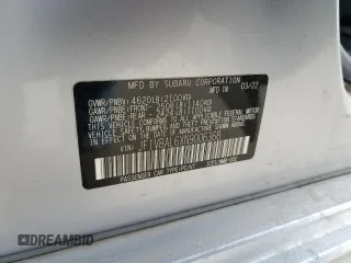 2022 Subaru WRX Limited with VIN JF1VBAL6XN9006368, listed as a Copart auction lot 47396125 with 16,087 mi miles and Salvage Title. Bid and sale history available at carsss.com. Image 12.