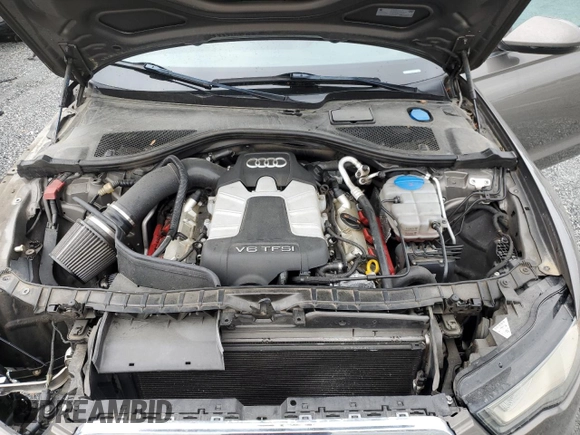 2013 Audi A6 Premium Plus with VIN WAUGGAFCXDN078258, listed as a Copart auction lot 51437285 with 122,345 mi miles and Salvage title. Bid and sale history available at DreamBid. Image 11.