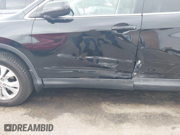 2013 Honda CR-V EX-L with VIN 2HKRM3H77DH503712, listed as a IAAI auction lot 41952997 with 126,432 mi miles and . Bid and sale history available at DreamBid. Image 6.