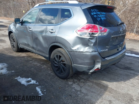 2015 Nissan Rogue SL with VIN 5N1AT2MV4FC862749, listed as a IAAI auction lot 41418258 with 169,968 mi miles and . Bid and sale history available at carsss.com. Image 3.