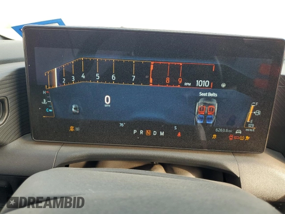 2024 Ford Mustang GT with VIN 1FA6P8CF2R5412592, listed as a Copart auction lot 53701845 with 6,263 mi miles and Salvage Title. Bid and sale history available at DreamBid. Image 9.