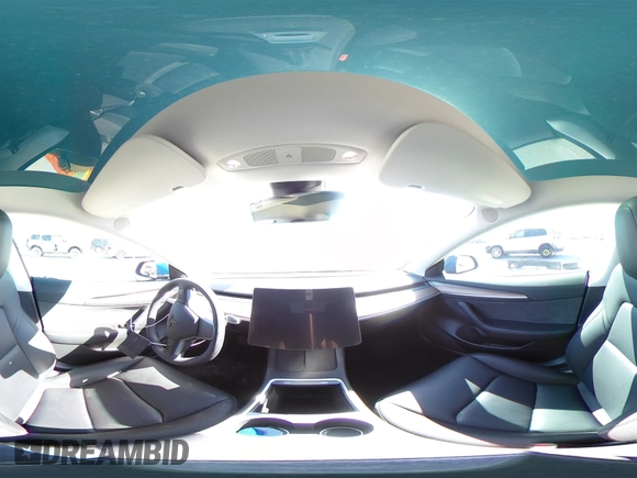 2022 Tesla Model 3 with VIN 5YJ3E1EA8NF322335, listed as a Copart auction lot 48187265 with 22,265 mi miles and Clean Title. Bid and sale history available at DreamBid. Image 14.